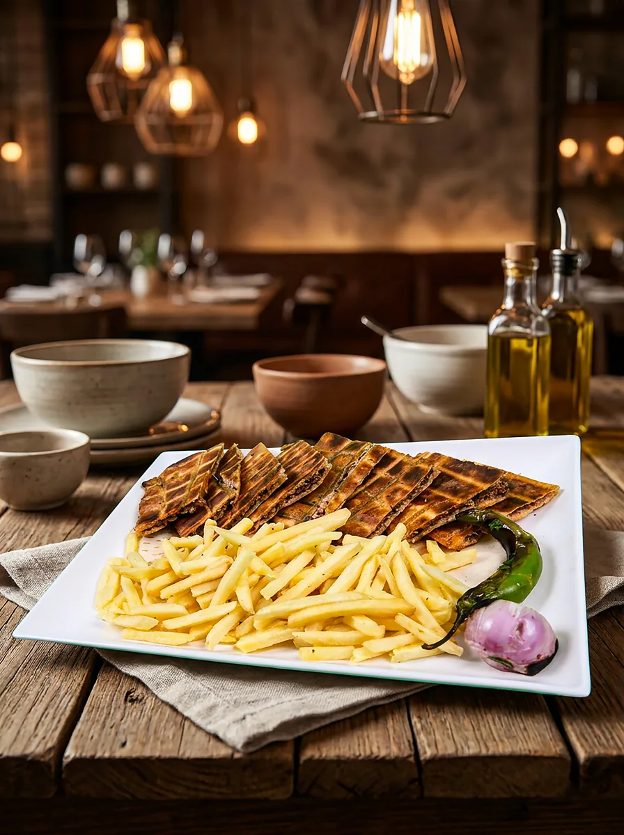 Arayes with Fries